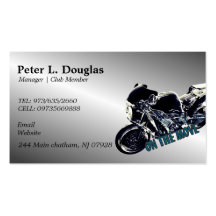 SUR LE MOUVEMENT ! %PIPE% MOTOCYCLE FRAIS MOTOCYCL CARTE DE VISITE