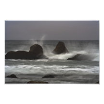 Sur les roches - plage blanche de point, NS Art Photographique