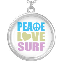 Surf d'amour de paix pendentifs