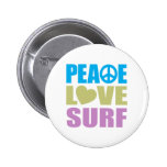 Surf d'amour de paix pin's