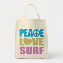 Surf d'amour de paix sacs