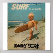 surf de bébé, surf de bébé poster