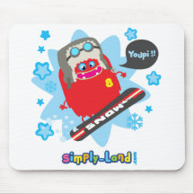 Surf des neiges du fait du de Rosco Tapis De Souris