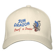 Surf et neige de dragon de Sun Casquette Brodée