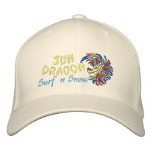 Surf et neige de dragon de Sun Casquettes Brodées