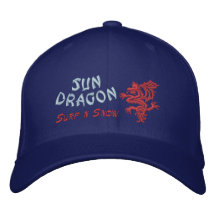 Surf et neige de dragon de Sun Chapeau Brodé