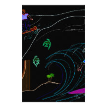SURF-SKATE-SNOWBOARD PAPIER À LETTRE