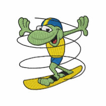 Surfer de ciel polos brodés