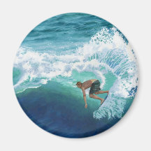 Surfer de Skimboard Aimant Pour Réfrigérateur