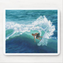Surfer de Skimboard Tapis De Souris