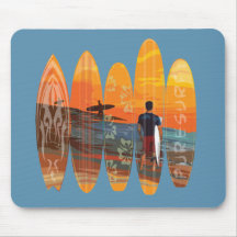 Surfer pur tapis de souris