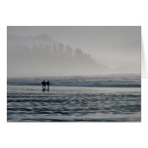 Surfers dans la brume cartes