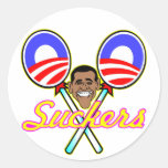 Surgeons de Barack Obama Autocollant Rond