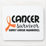 Survivant - conscience de cancer de rein tapis de souris