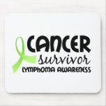 Survivant - conscience de lymphome tapis de souris