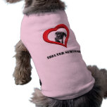 Survivant d'abri - habillement d'animal familier t-shirts pour toutous