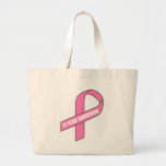 Survivant de 11 ans (ruban rose de cancer du sein) sac