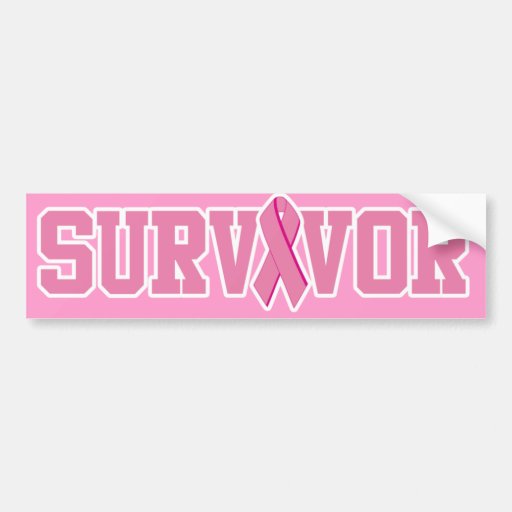 Survivant de cancer du sein adhésif pour voiture