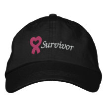 Survivant de cancer du sein casquette brodée