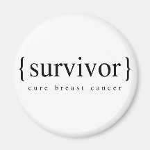 Survivant de cancer du sein aimant pour réfrigérateur