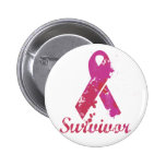Survivant de cancer du sein pin's