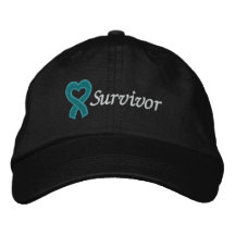 Survivant de Cancer ovarien Casquettes Brodées