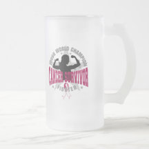 Survivant dur de cancer de la gorge mugs à café