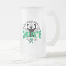 Survivant dur de champion du monde de Cancer de fo Tasse