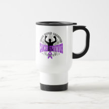 Survivant dur de champion du monde de Cancer pancr Mugs À Café