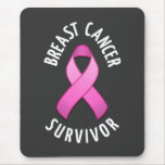 Survivant Mousepad de cancer du sein Tapis De Souris
