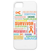 SURVIVOR Colorful Collage - Skin Cancer iPhone 5 Cover