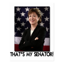 Susan Collins, celle est mon sénateur ! Carte Postale