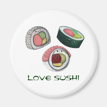 Sushi d'amour magnets