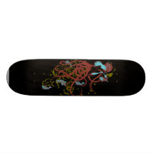 Sushi de céphalopode plateaux de skateboards