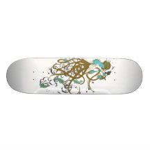 Sushi de céphalopode skateboard customisable