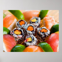 Sushi et Rolls Affiches