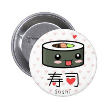 Sushi mignons pin's