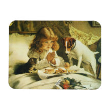 Suspens, dire notre coiffeur de Charles Burton de  Magnets Rectangulaire