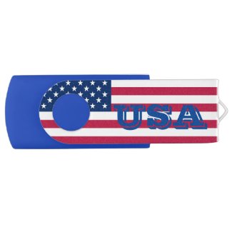 Clé USB 2.0 Swivel "USA"