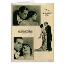 Swanson, Valentino 1922 cartes vintages de portrai