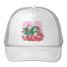 Sweet sixteen, joyeux anniversaire casquettes