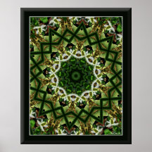 Sword Plant Spiral 1 Print