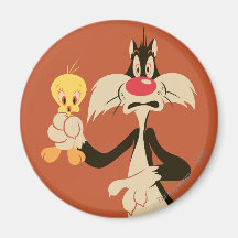Sylvester avec Tweety Magnets Pour Réfrigérateur