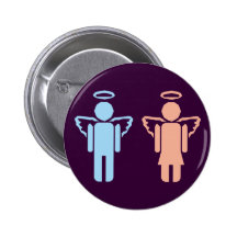 Symbole ange angels badge avec épingle