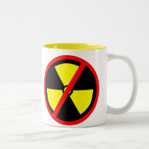 Symbole antinucléaire mug à café