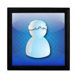 Symbole brillant d'homme de genre de Giftbox Boîtes À Babioles