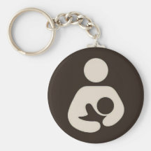 Symbole Brown de allaiter/soins Porte-clef