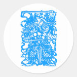 Symbole chinois antique : Dieu de la porte (V3) Adhésifs