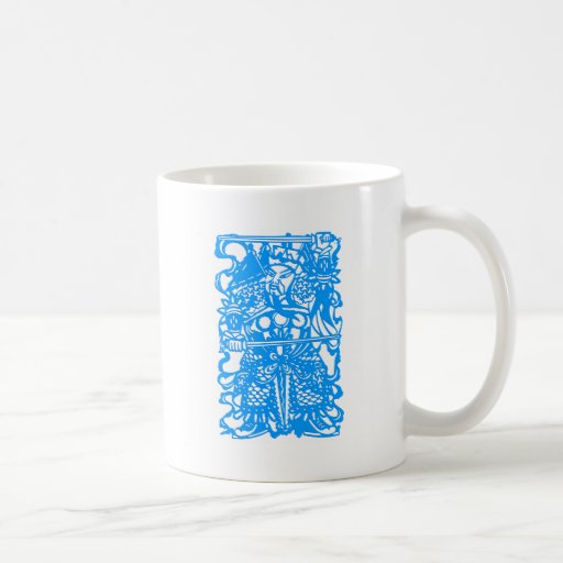 Symbole chinois antique : Dieu de la porte (V3) Mugs