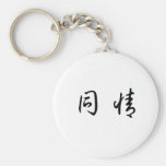 Symbole chinois pour la compassion porte-clef